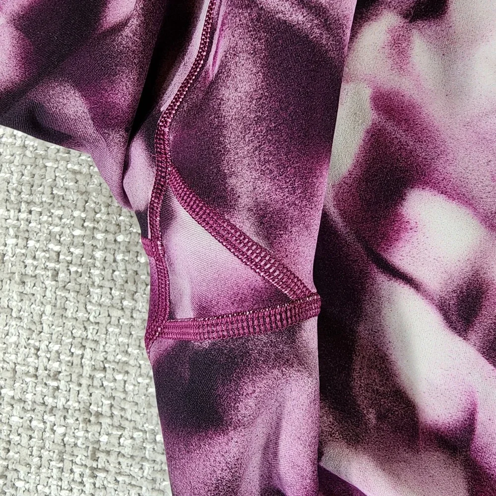 Lululemon Wunder Under Crop Hi-Rise Womens 8 Blush Blossom Alpine Candy Pink - Picture 8 of 11